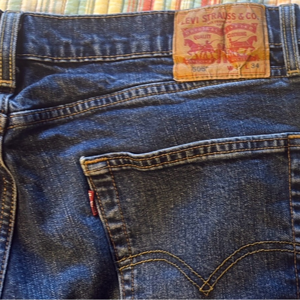 Levi's Blue Denim Jeans 36x34